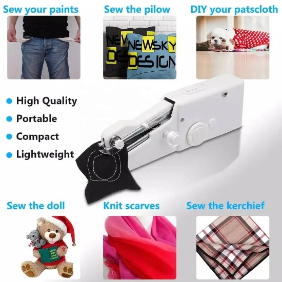صورة ماكينة خياطة صغيرة محمولة