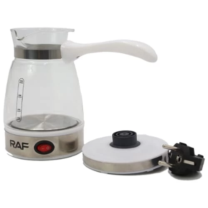 صورة غلاية القهوة الكهربائية 0.5 لتر شفاف RAF موديل R.125