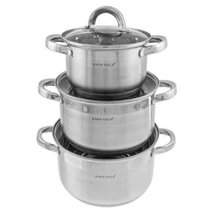 صورة ‬‫طقم قدر طبخ 3 حبه موديل KV-2241‬