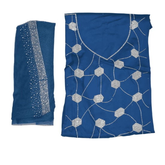 صورة مخور حرير ارمالي مع النقبة