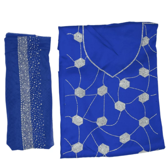 صورة مخور حرير ارمالي مع النقبة