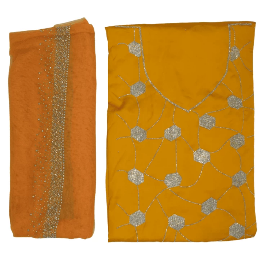 صورة مخور حرير ارمالي مع النقبة