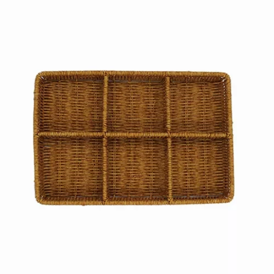 صورة سلة بامبو ست خانات