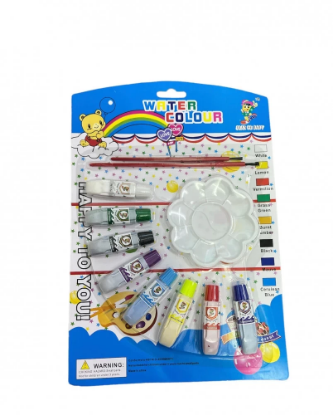 صورة ألوان كرت مع الفرشاة رقم 12 - 102