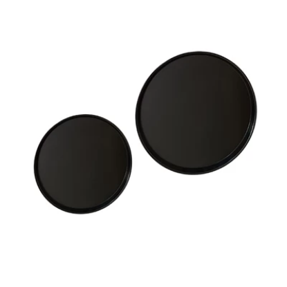 صورة طقم قالب بيتزا دائري اسود 2 حبة MR-5