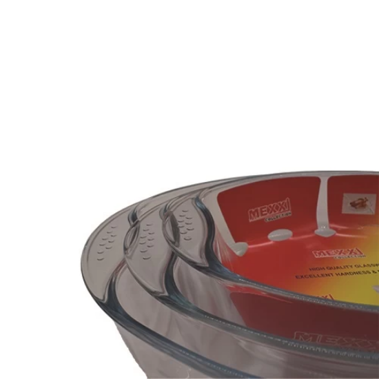 صورة طقم صينية زجاج 3 قطع DVA3