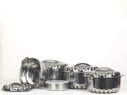 صورة طقم حافظات طعام استيل 5 حبة موديل G3-6868-5