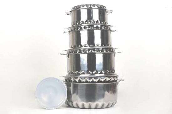 صورة طقم حافظات طعام استيل 5 حبة موديل G3-6868-5