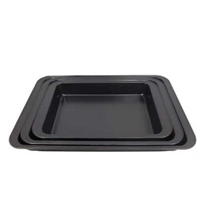 صورة طقم قالب خضار مستطيل اسود 3 حبه MR-2