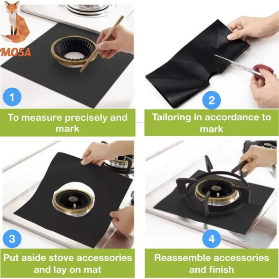 صورة غطاء موقد الغاز القابل لاعادة الاستخدام