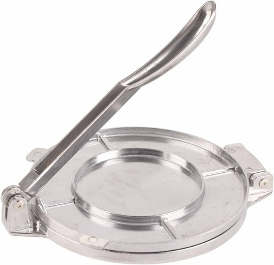 صورة صانع التورتيلا من الستانلس ستيل مع مقبض قابل للطي 1080 جرام