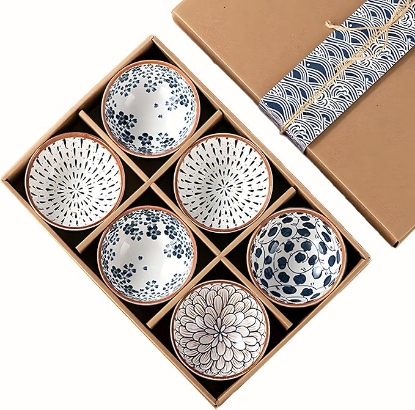 صورة طقم أوعية مزخرفة من السيراميك 65598-9