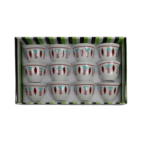 صورة طقم فناجين قهوة ملونة 908-2