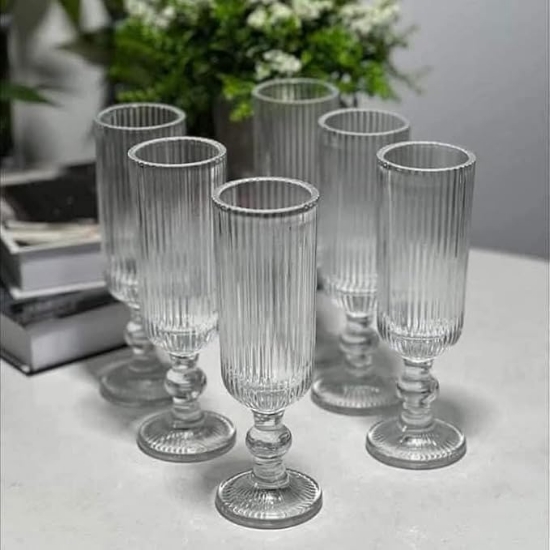 صورة طقم كاسات عصير زجاجية LV-228