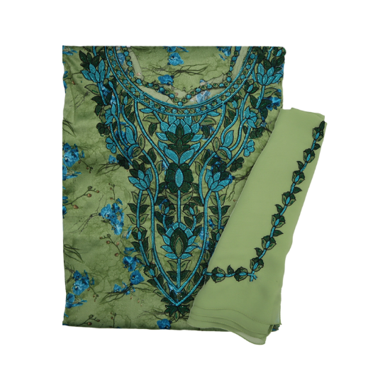 صورة مخور مطرز حرير مع الشيلة 1