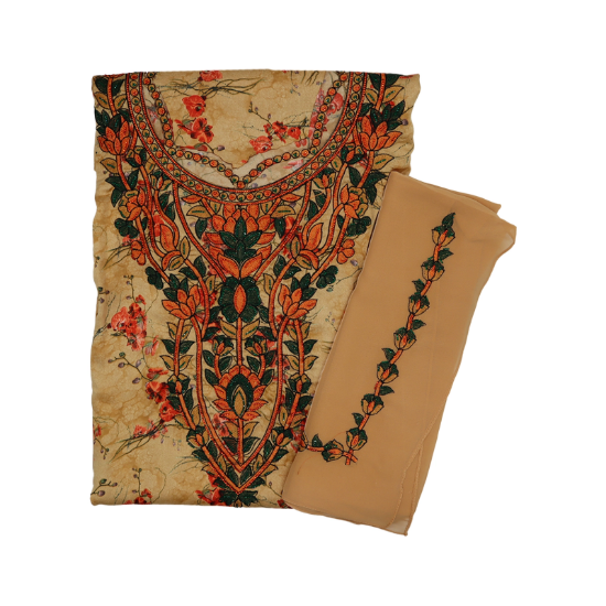صورة مخور مطرز حرير مع الشيلة 1