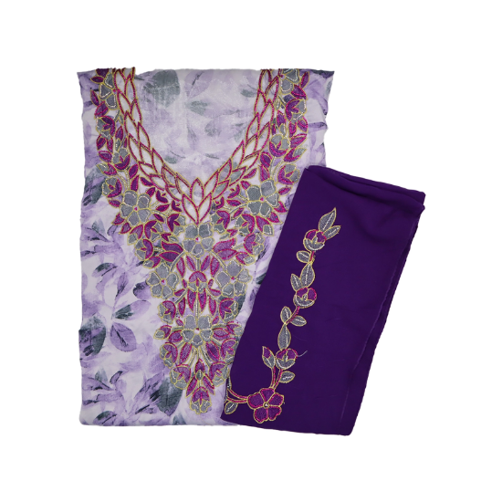 صورة مخور مطرز حرير مع الشيلة 1