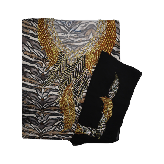 صورة مخور مطرز حرير مع الشيلة 2