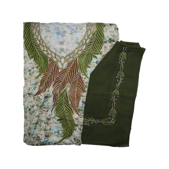 صورة مخور مطرز حرير مع الشيلة 2