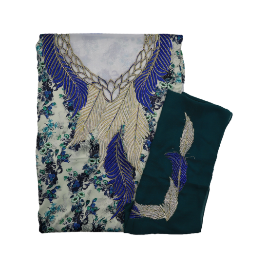 صورة مخور مطرز حرير مع الشيلة 2