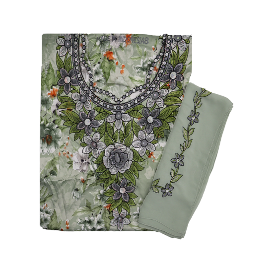 صورة مخور مطرز حرير مع الشيلة 3