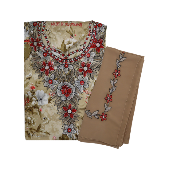 صورة مخور مطرز حرير مع الشيلة 3