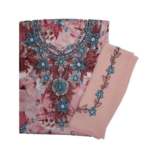 صورة مخور مطرز حرير مع الشيلة 3