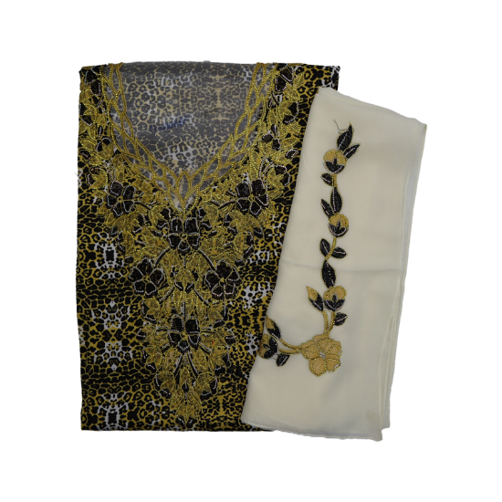 صورة مخور مطرز حرير مع الشيلة 3