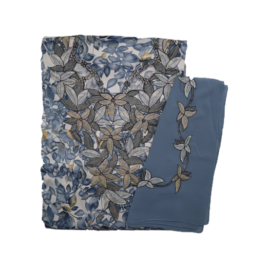 صورة مخور مطرز حرير مع الشيلة 4