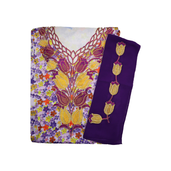 صورة مخور مطرز حرير مع الشيلة 5