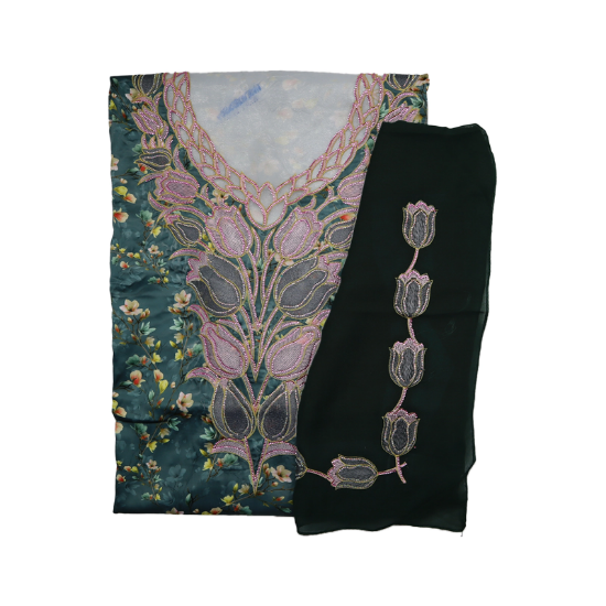 صورة مخور مطرز حرير مع الشيلة 5