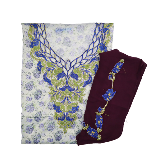 صورة مخور مطرز حرير مع الشيلة 6