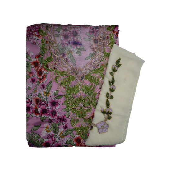 صورة مخور مطرز حرير مع الشيلة 6