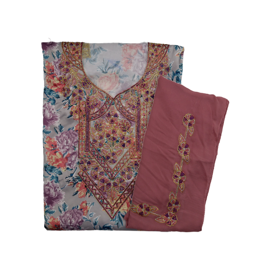 صورة مخور مطرز حرير مع الشيلة 7