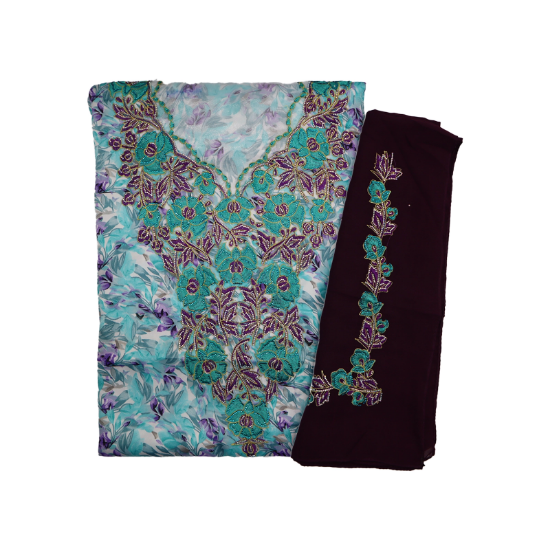 صورة مخور مطرز حرير مع الشيلة 8