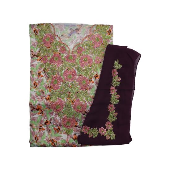 صورة مخور مطرز حرير مع الشيلة 8