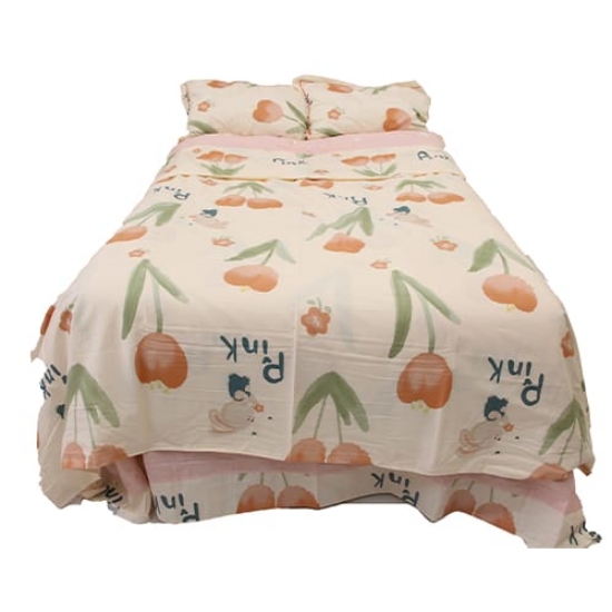 صورة مفرش غرف نوم اربع قطع طبعة 2م*2.3م موديل 1-993