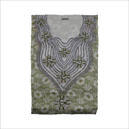 صورة مخور حرير تطريز 3D راقي