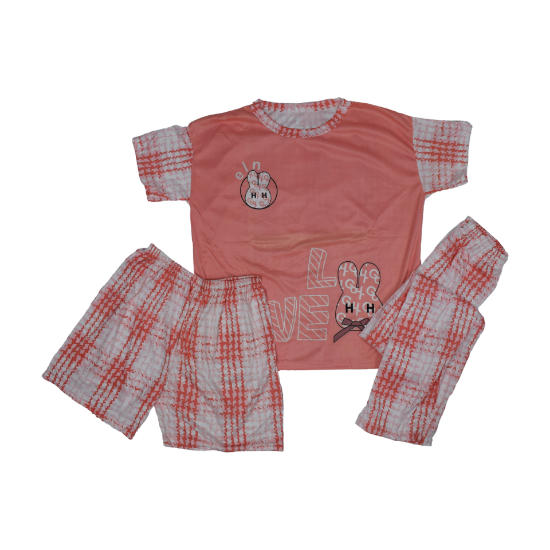 صورة بجامة نسائي 3 قطع