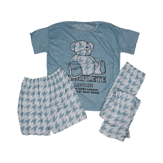 صورة بجامة نسائي 3 قطع