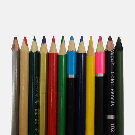 صورة ألوان خشبي صغير