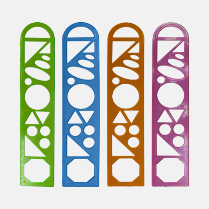 صورة مسطرة اشكال 20 سم رقم 8 - 122