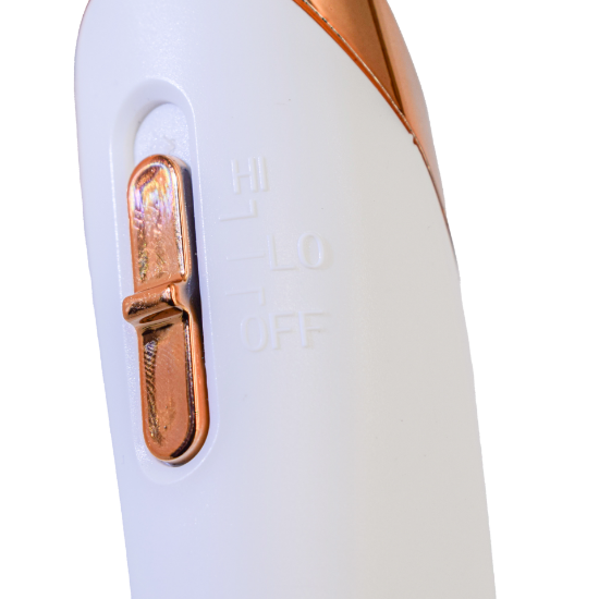 استخدام الجهاز على القدمين بلطف