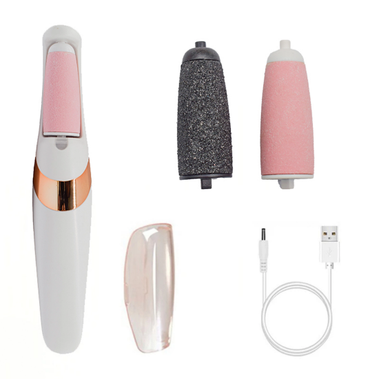 الجهاز مع مستلزمات العناية بالقدمين