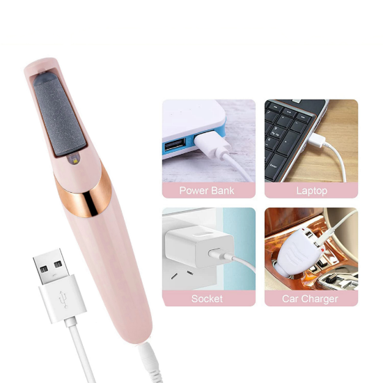 مقارنة بين القدمين قبل وبعد الاستخدام