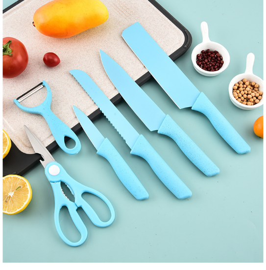 مجموعة سكاكين مطبخ حادة ومتعددة الاستخدامات من أدوات المطبخ من ركن السعادة