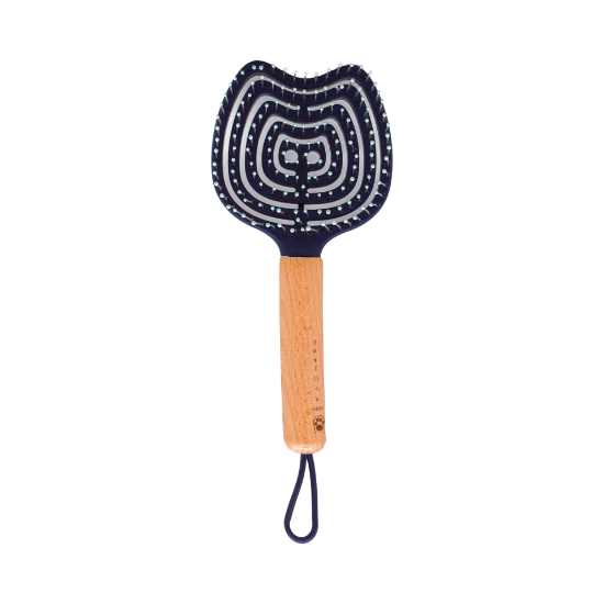 فرشاة شعر مريحة بقبضة مانعة للانزلاق