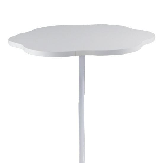 صورة طاولة جانبية شكل زهرة