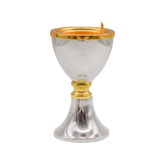 صورة مبخرة أنيقة فضي بمعدن ذهبي LC213