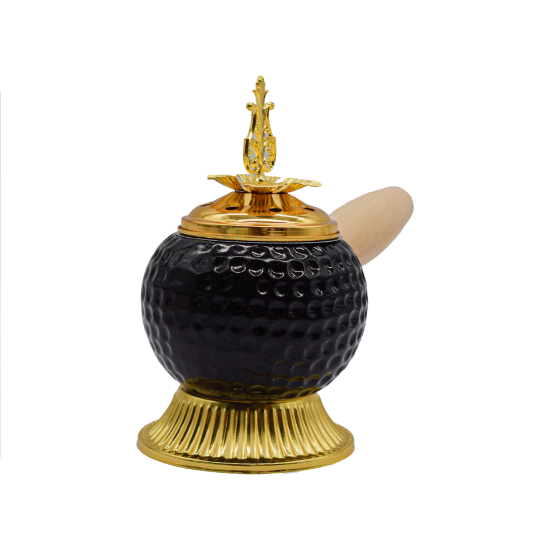 صورة مبخرة ذهبية بمقبض L2926